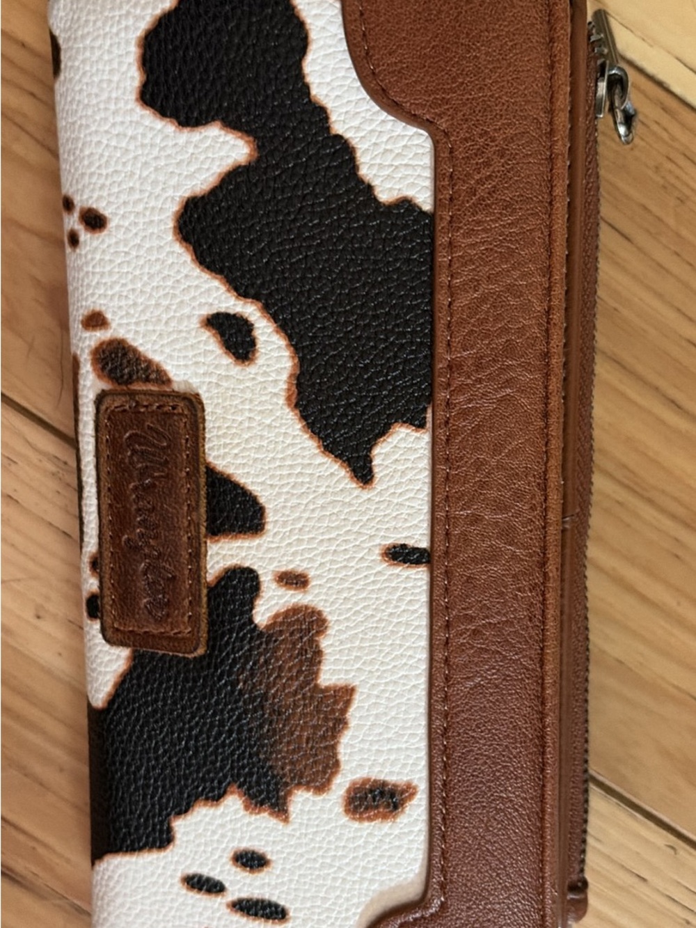 Wrangler cow print wallet